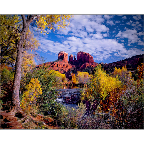 Cathedral Rock In Fall
