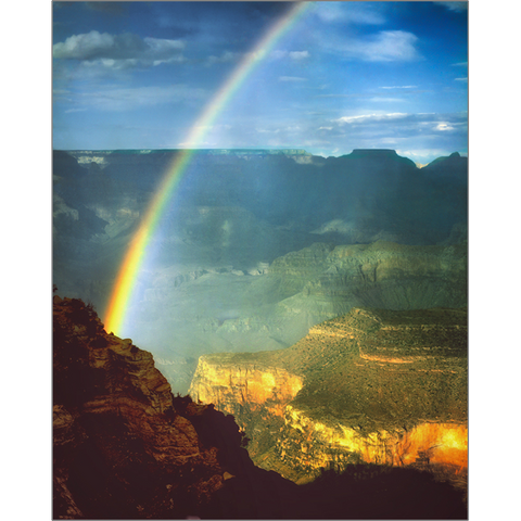 Rainbow At Grand Canyon